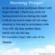 MORNING PRAYER