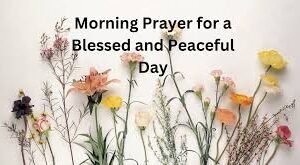 MORNING PRAYER 1